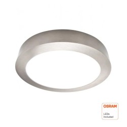 ▷ Compre Teto Circular de Aço Inoxidável 15W OSRAM - CCT Luz Selecionável