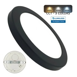 DownLight + LED ceiling - Circular- Moss Black LumiledS - 18W Adjustable - CCT Selectable color
