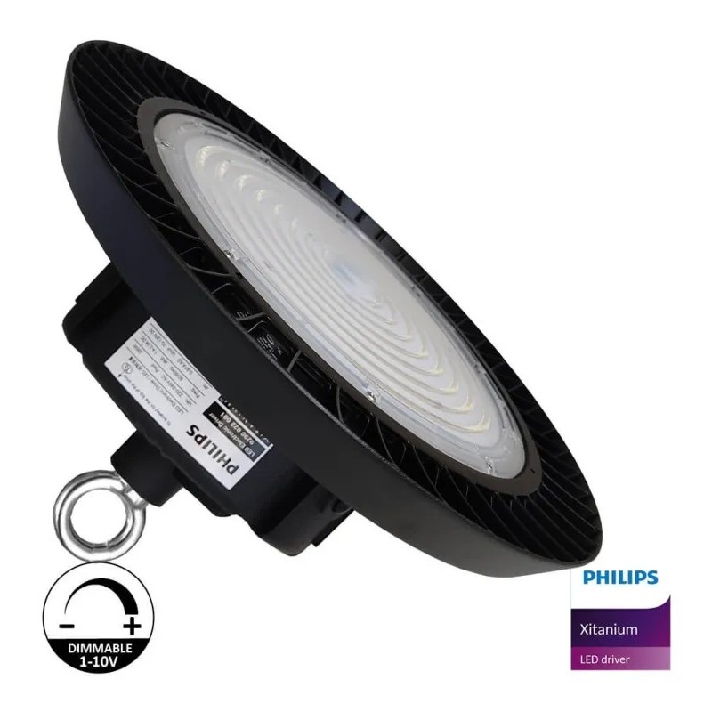 Campana LED 150W -170Lm/W- UFO NEW ITALY PHILIPS XITANIUM - 1-10V DIM