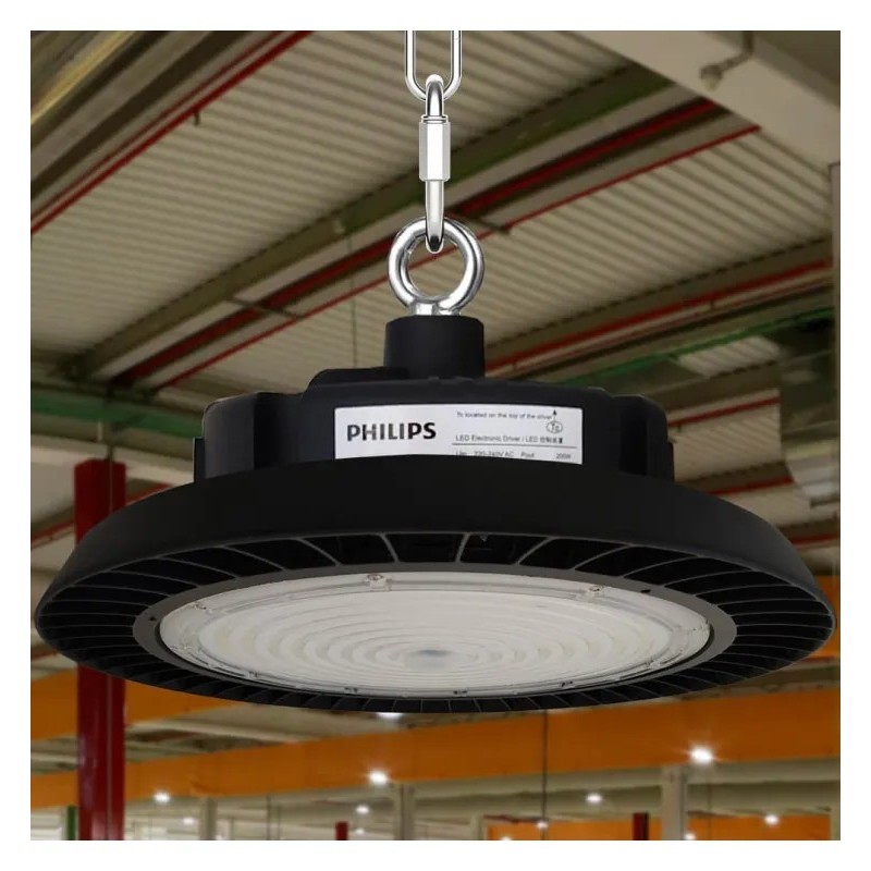 150W LED Hood -170lm / W- UFO New Italy Philips Xitanium - 1-10V DIM