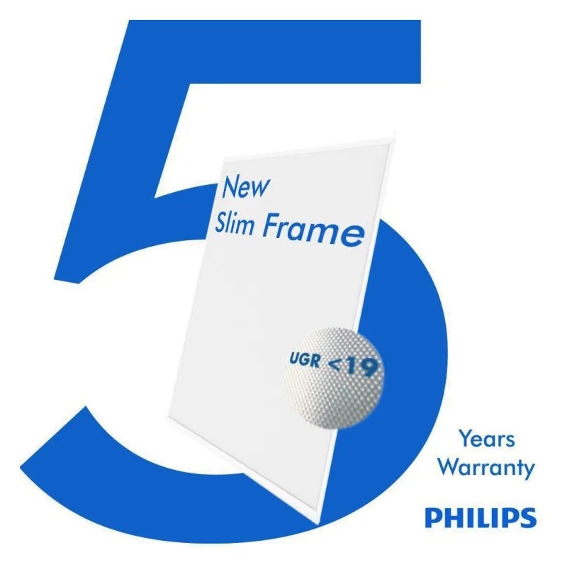 PACK 8 Panel LED 60x60 -SLIM FRAME- 40W - Philips Driver - ENEC05