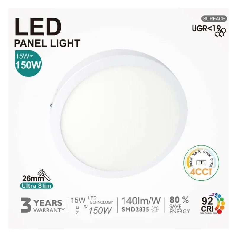 Comprar Plafond LED Superfície Circular 20W OSRAM - Lâmpada de Tecto