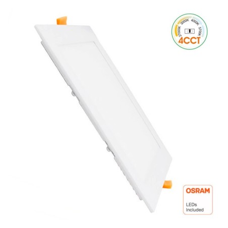 Placa Slim LED Cuadrada 24W - CCT - OSRAM CHIP DURIS E 2835