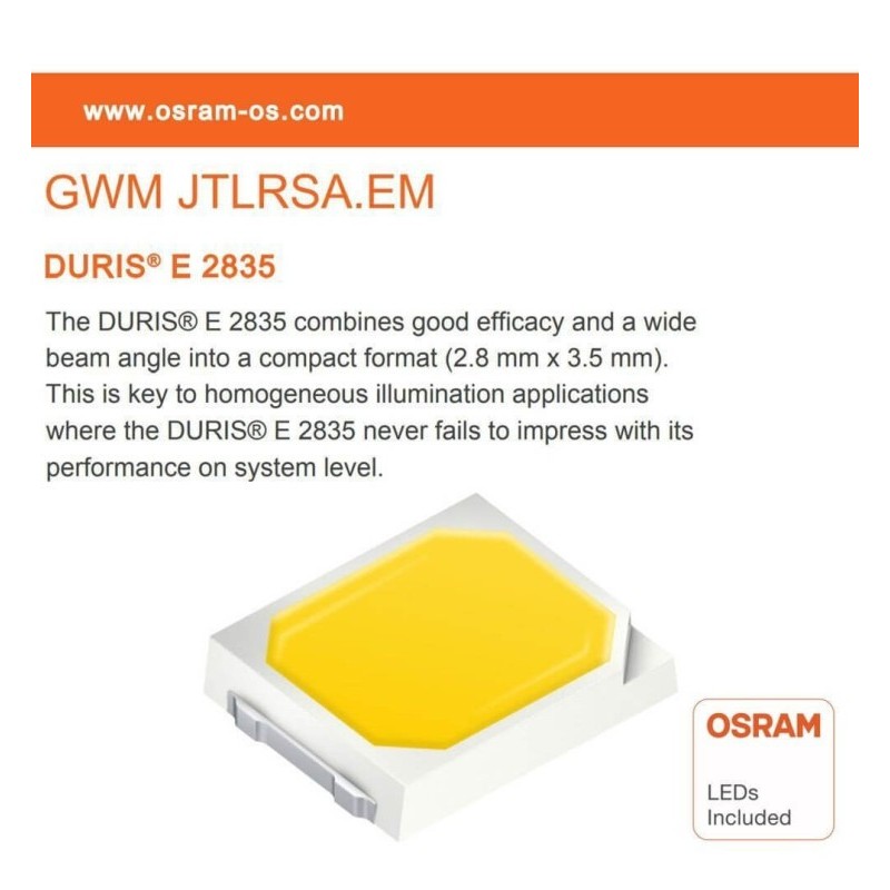 Slim Slim LED 24W - CCT - Osram Chip Duris E 2835