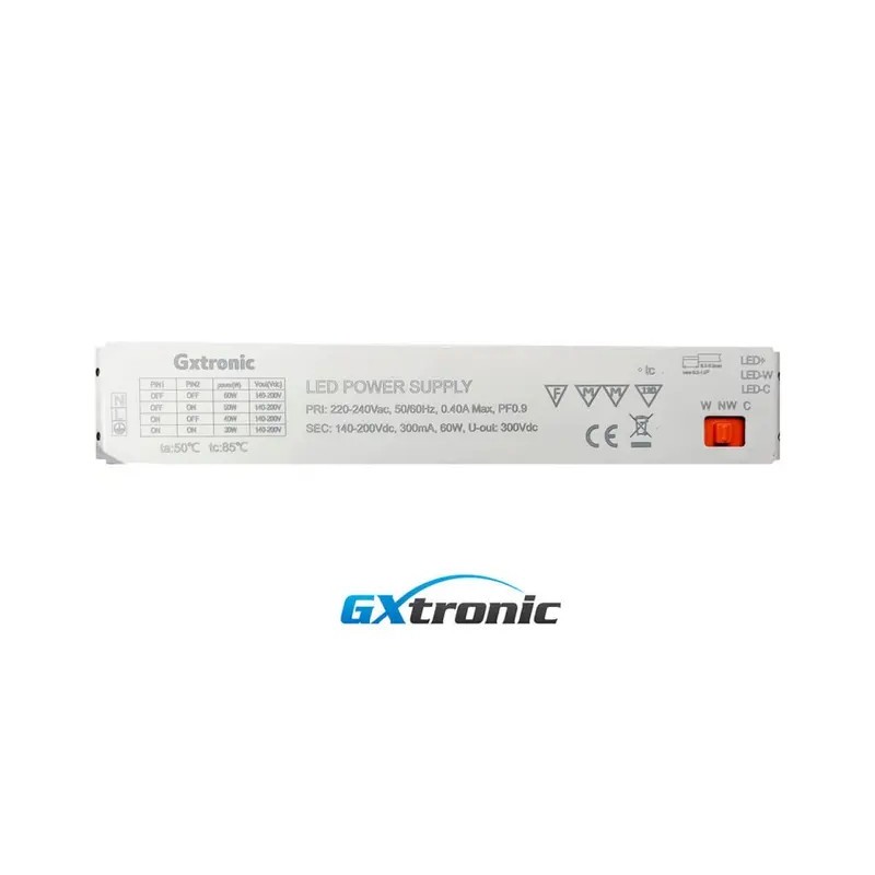 Schermo LED impermeabile 60W GXtronic 150CM |SMD2835 OSRAM CHIP 3CCT | IP66