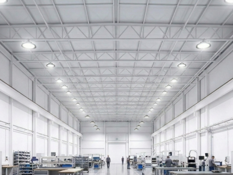 Como iluminar una Nave industrial